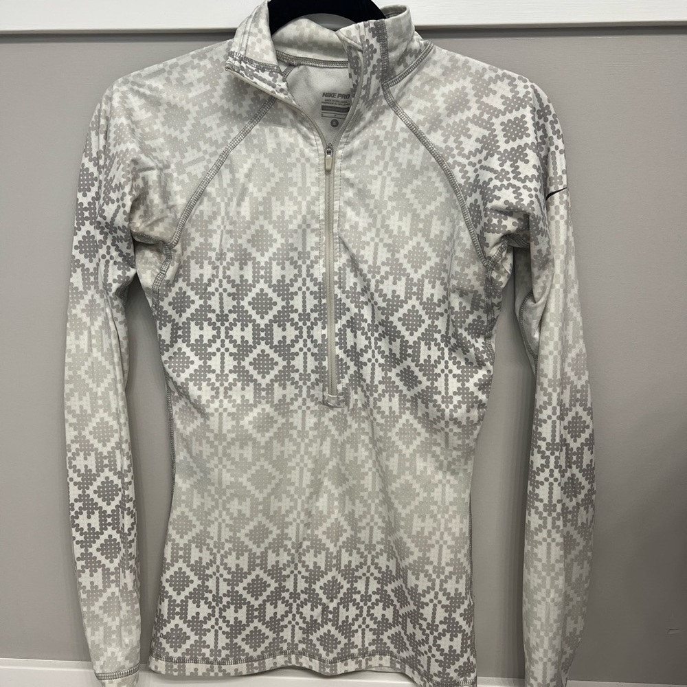 Nike Pro Quarter Zip Long Sleeve Size Small
